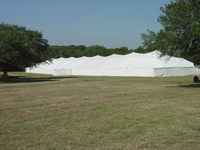 60' wide Pole tents